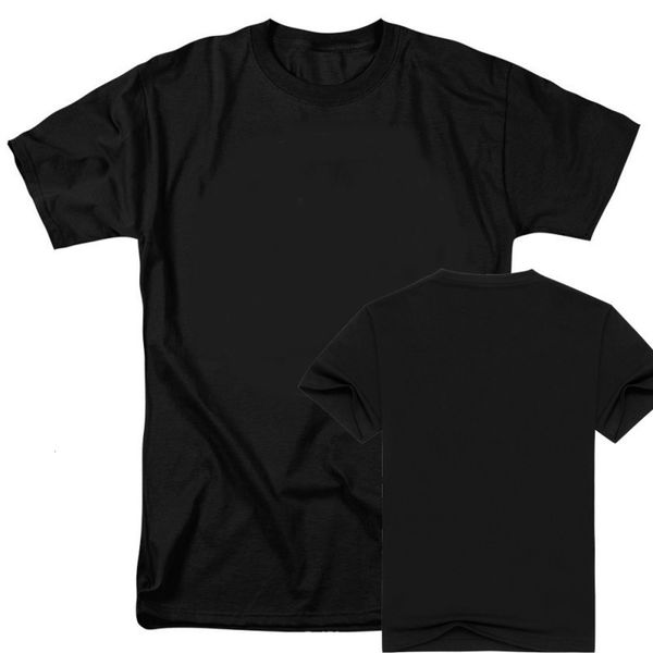 

european black crew neck men's t-shirt printed, White;black