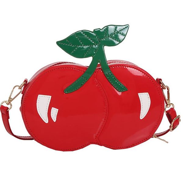 

shoulder bags brand cherry shaped for women female luxury fruit messenger packages printed chain bag girls 2021