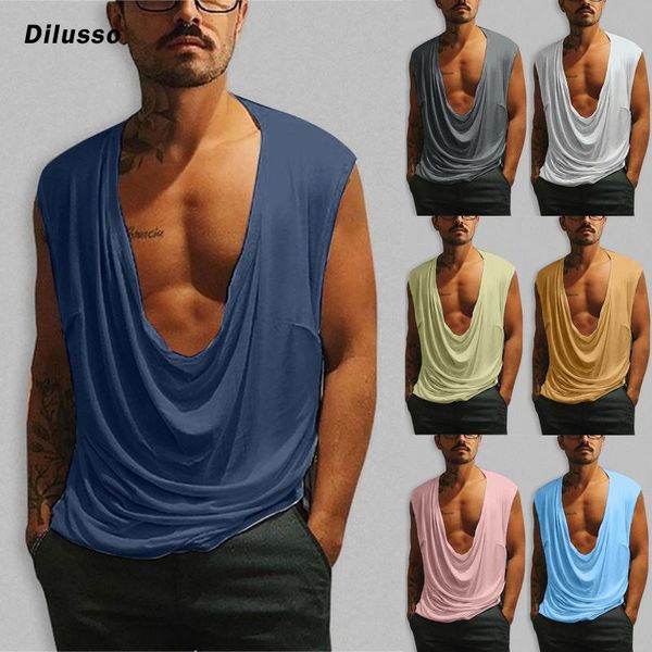 

men's t-shirts 2021 mens summer sleeveless crew neck slim fitted vest tee clubwear fashion shiny sequin, White;black