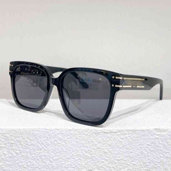

75% off high version 2022 new d family sunglasses women's large square lens letter leg fashion sunglasses men's signature s7f, White;black