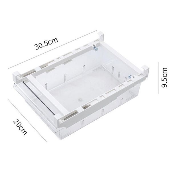 

storage bottles & jars refrigerator pet transparent drawer compartment rectangular box household cnt 66