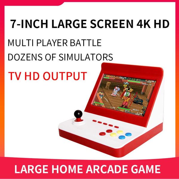 

portable game players m20 7 inch joystick arcade architecture quad-core cpu simulator tv hd output retro children's gift