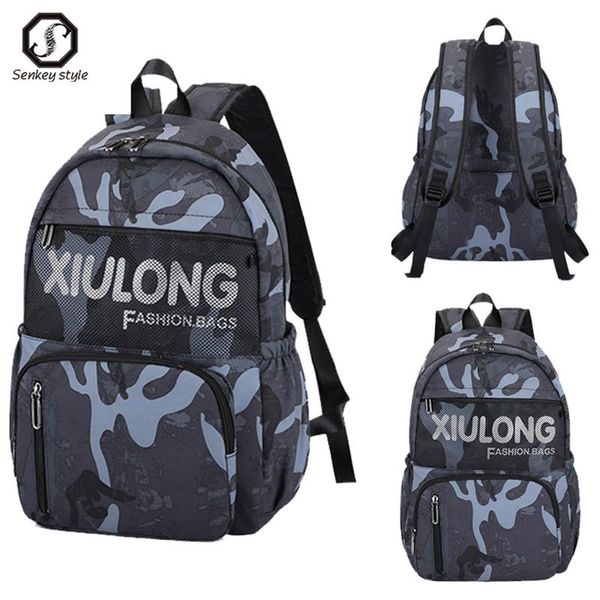 

backpack senkey 15.6 inch lapbackpacks men's for traveling school bag male teenager waterproof large capacity pack mochila