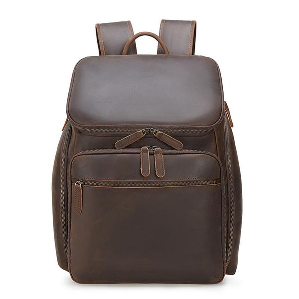 

backpack luufan double-layer lapschool bag male waterproof travel fashion casual quality