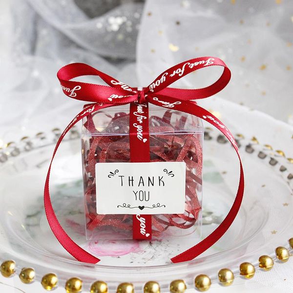 

gift wrap 25pcs candy box plastic pvc flower wedding baby shower boy girl favor boxes packaging birthday party bags