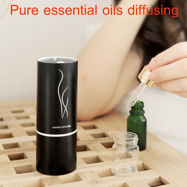 

car air freshener giahol 20ml capacity pure essential oil diffusers portable metal body waterless aroma diffuser for desksmall room