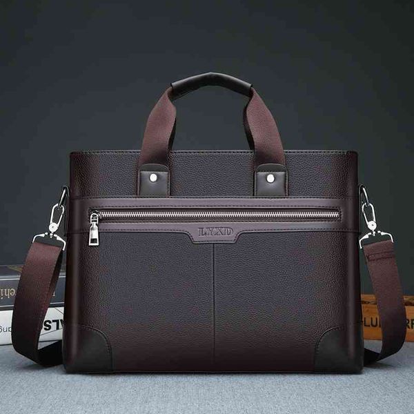 

new briefcase bag single shoulder messenger bag men's backpack business leisure