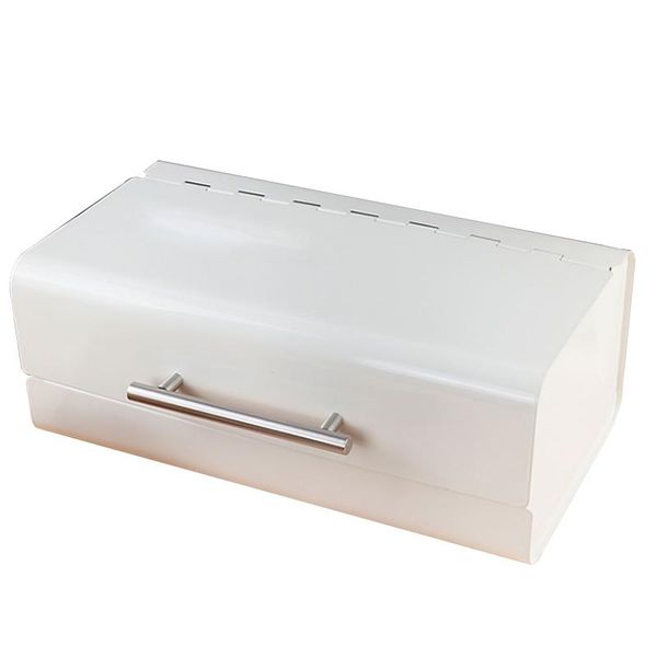

storage bottles & jars bread box organizer italian design metal bin with handle large capacity kitchen container