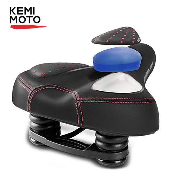 

bike saddles kemimoto mtb mountain road bicycle saddle for men wide thicken elastic silicone gel a cycling seat