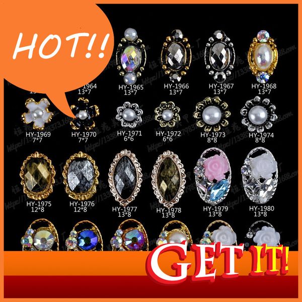 

nail accessories alloy jewelry stick decoration metal drill, Silver;gold