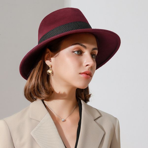 

hats capswool cone flat edge jazz neutral autumn and winter female, Blue;gray