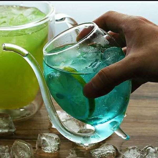 

camp kitchen 1pc innovative goblet small home party night bar drinking glass juice cup ser88