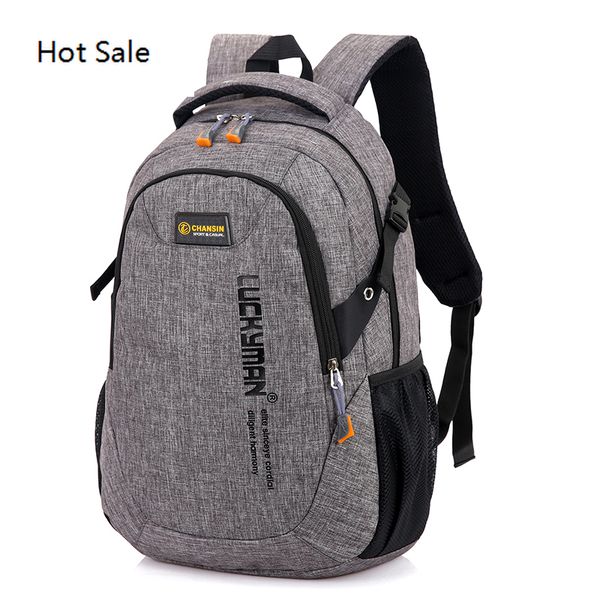 

2020 new fashion men's backpack bag male polyester lapbackpack computer high school college students bag male
