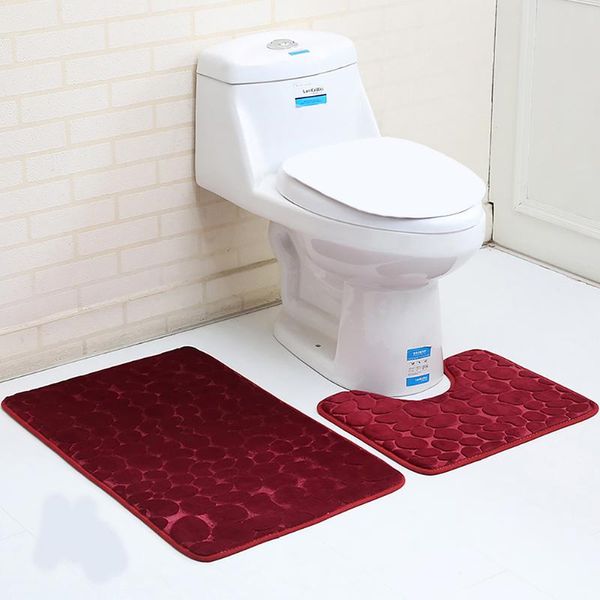 

toilet seat covers bathroom non-slip pedestal rug + lid cover bath mat