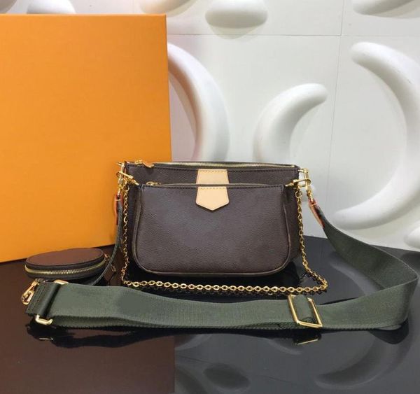

2021 fashion 9913 evening bags 3set women handbag purses favorite pochette accessoires with straps222w