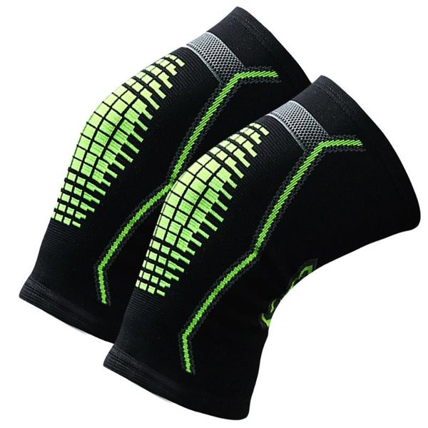 

elbow & knee pads a pair of sports kneepad ultra-thin support brace men sleeve for outdoor yoga running (size s, green), Black;gray