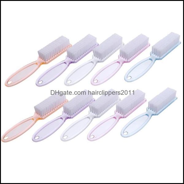 

nail brushes tools art & salon health beauty 10pcs handle fingernail scrub cleaning scrubbing drop delivery 2021 igkbr, Yellow