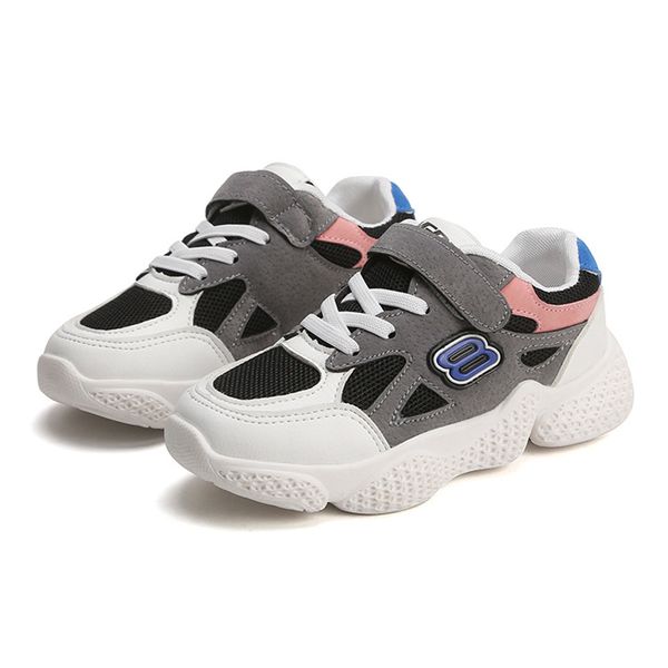 

little boys tennis shoes children girls casual shoes patchwork spring summer mesh shoes for baby girls toddler boy 1-3 years, Black;red