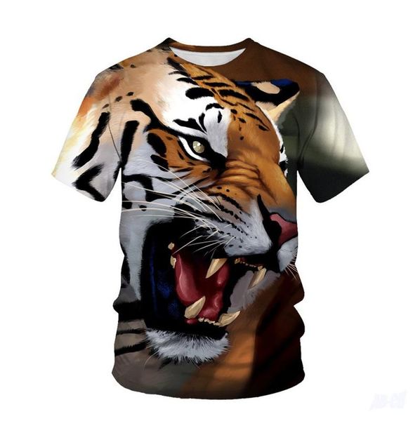

men's t-shirts 3d tiger graphic t shirt men/teen oversized animal picture summer & tees funny wear short sleeve clothes manufacturer, White;black