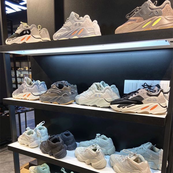 

kanye 700 v2 running shoes ash blue sneaker zebra cinder tail light 3m reflective israfil asriel linen womens mens trainers with box size fr