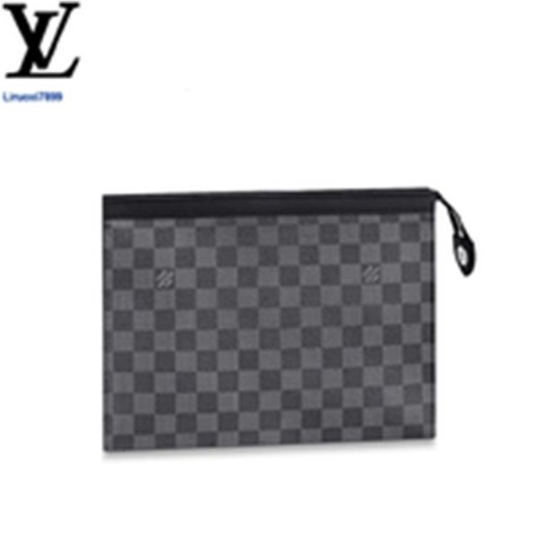 

leather luxury f8nn n41696 pochette voyage mm men real brand long wallet chain wallets compact purse clutches evening key designer card hold, Red;black