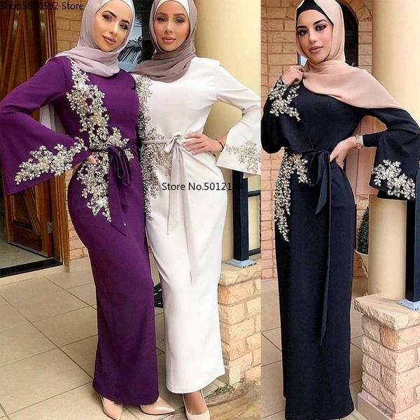 

ethnic clothing eid mubarak abaya dubai turkey muslim hijab dress kaftan islam abayas dresses for women robe musulman femme vestidos, Red