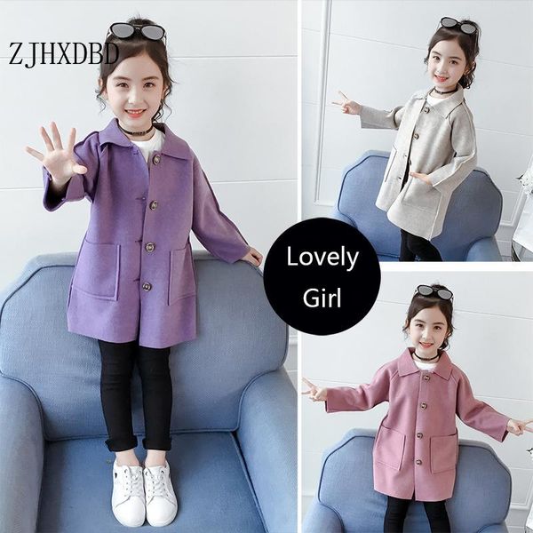 

coat spring kids girls trench windbreaker outerwear teenager jackets baby clothes overcoat children clothing, Blue;gray