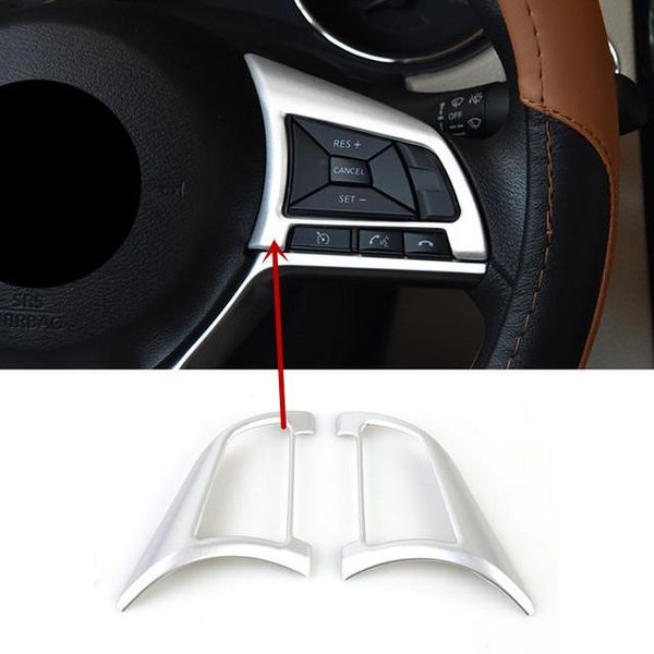 

other vehicle tools abs matte car styling inner detector stick steering wheel interior kit trim frame 2pcs for qashqai j11 2021