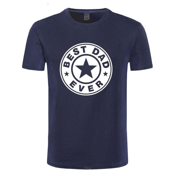 

men's t-shirts fathers day gift dad ever printed t-shirt summer short sleeve o neck cotton casual tees homme, White;black