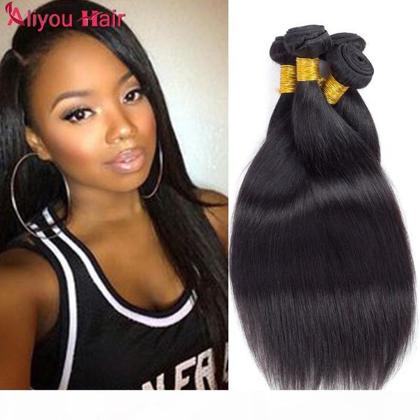 

b2b wholesale daily deals peruvian brazilian malaysian indian remy human hair extensions soft straight hair weave bundles hair wefts for you, Black