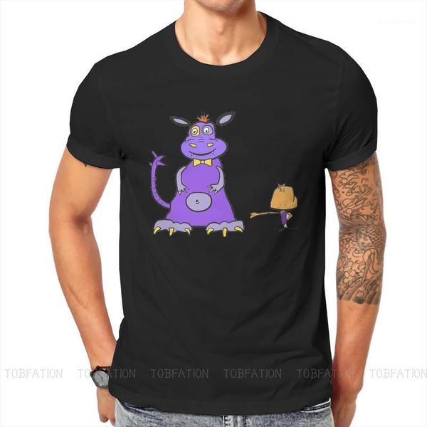 

men's t-shirts monster essential hipster tshirts my pet adventure anime men harajuku fabric streetwear t shirt round neck big size, White;black
