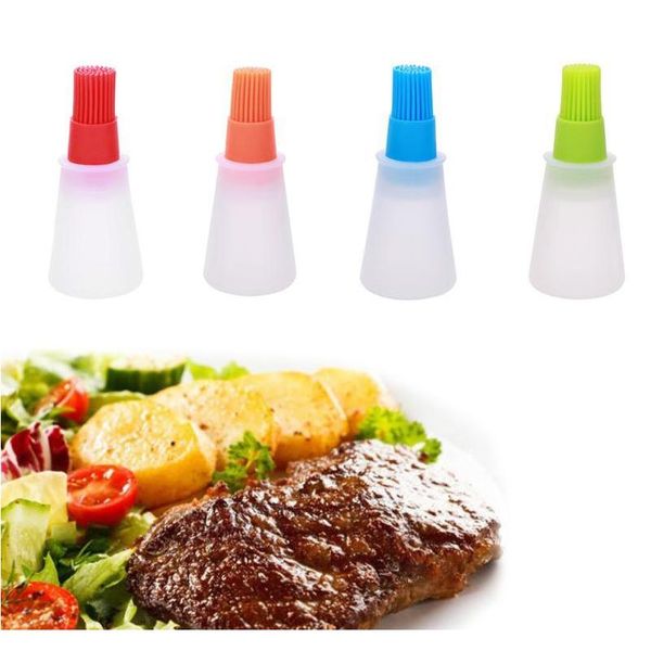 

sile barbecue oil bottle brush heat resisting sile bbq cleaning basting oil brush useful and conve jllnwk sport77777