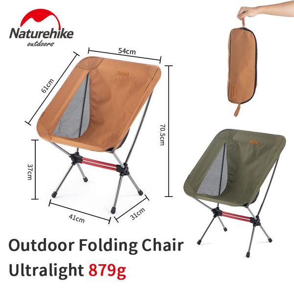 

camp furniture naturehike ultralight folding beach chair leisure outdoor fishing aluminum alloy moon portable wear resisting non-slip