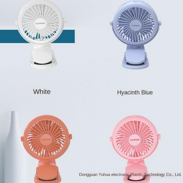 

electric fans small appliances with clip usb rechargeable battery portable super quiet wind mini fan