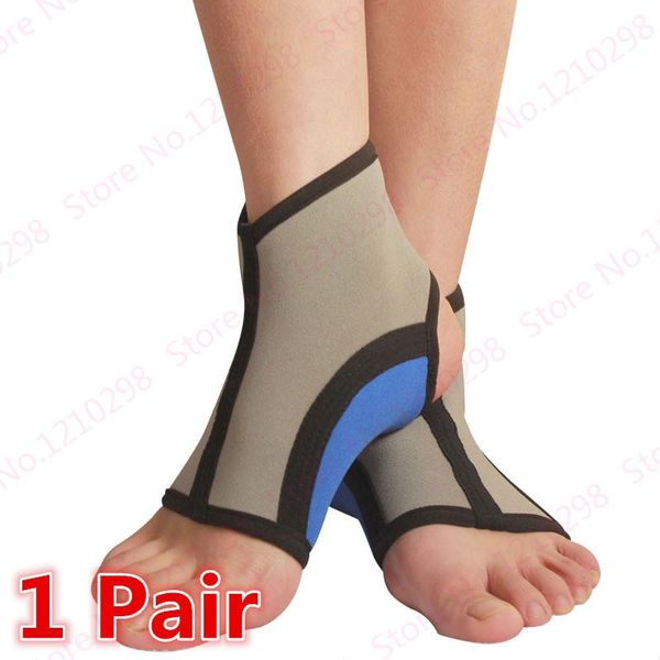 

ankle support elasticity sport fitness socks nylon breathable sprain plaster prevention basketball protector brace, Blue;black