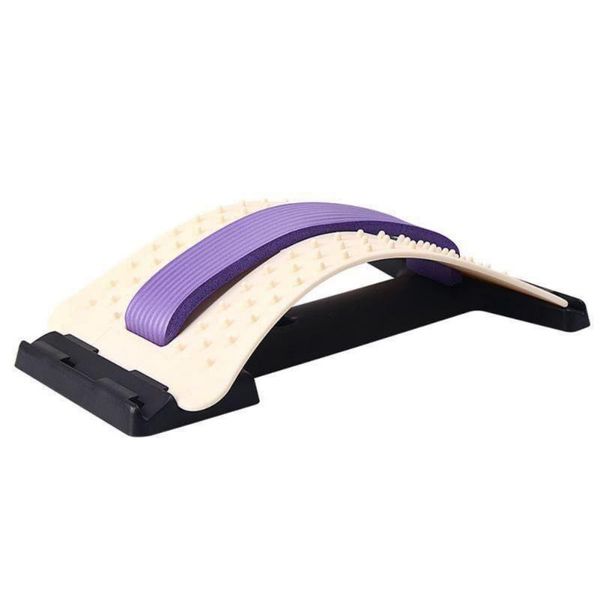 

yoga mats back massager stretcher fitness lumbar support waist spine pain relief