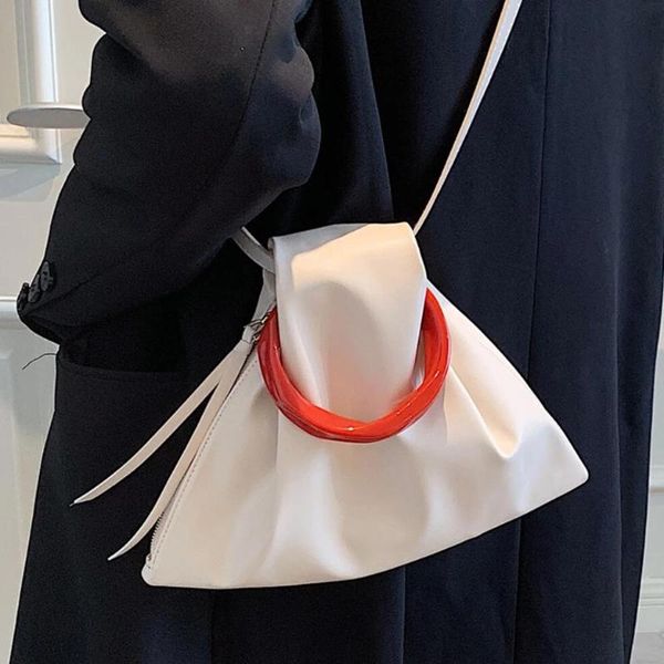 

evening bags handbag for 2021 luxury women's pu leather small crossbody with short handle shoulder purses and totes casual fashion