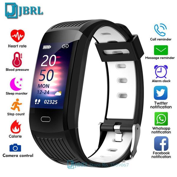 

wristwatches fashion men digital watch heart rate blood pressure electronic wrist male fitness tracker wristwatch for andoid ios, Slivery;brown