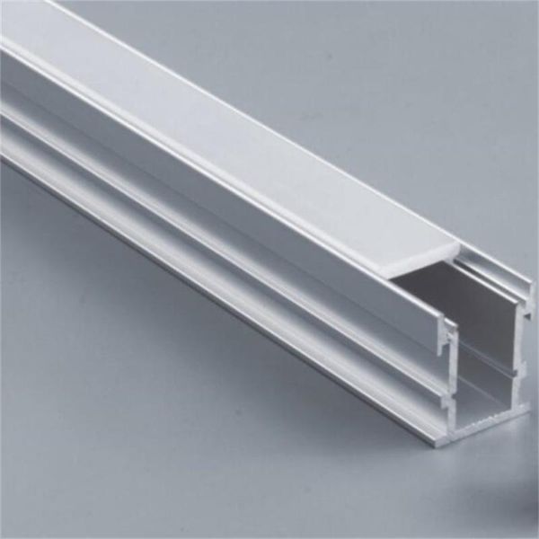 

bar lights yangmin 20-50m/lot 2m/pcs embeded led channel with white cover for stairs and wodden floor spotless