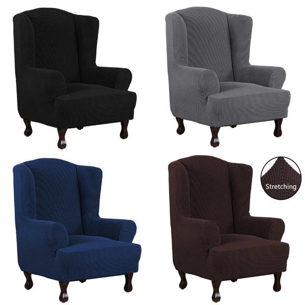 

cushion/decorative pillow super stretch furniture cover couch sofa wingback chair slipcover machine washable removable recliner dog cat pets