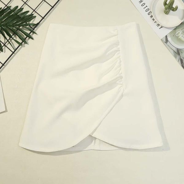 

skirts jupe femme 2021 women ladies mini skirt vd1873 y2k black white pink ol work business pencil irregular faldas