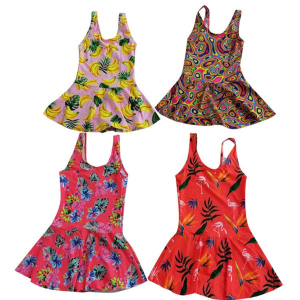 

piece cute girls' princess skirt children's one swimsuit, White;black