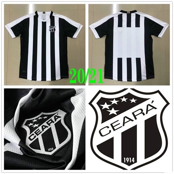 

2020 2021 ceara sc soccer jerseys sobis carvalho goncalves jacare cleber oliveira fabinho goes lima custom 20 21 home black football shirt, Black;yellow