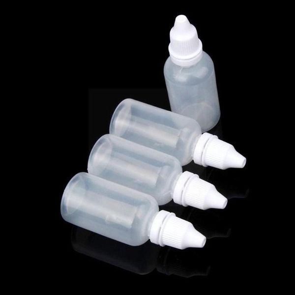 

storage bottles & jars 30ml empty plastic squeezable dropper eye liquid drops bottle refillable e8b0