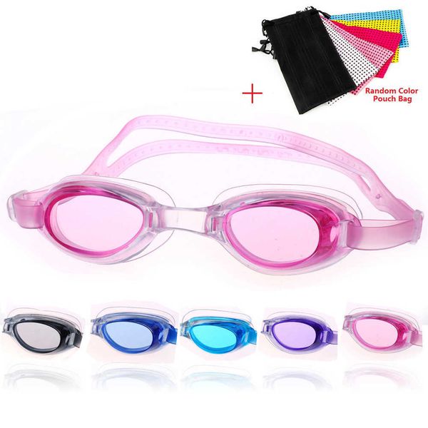 

swimming goggles water glasses adjustable swim pool adults children men women diving swimwear eyewear eyeglasses gafas ear plugs, Blue