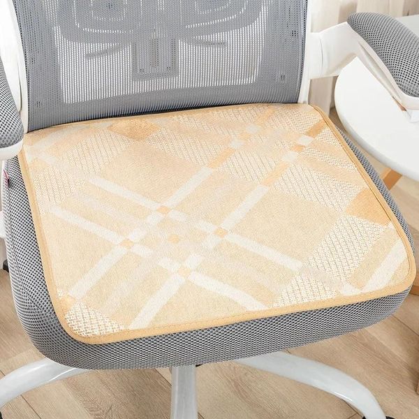 

cushion/decorative pillow 4 colors summer ice silk cool seat cushion comfortable breathable home dining chair office car mat non-slip wear-r