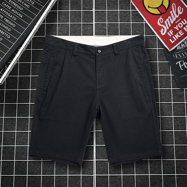 

men's shorts summer thin denim 2021 trendy breeches casual trousers baggy straight, White;black