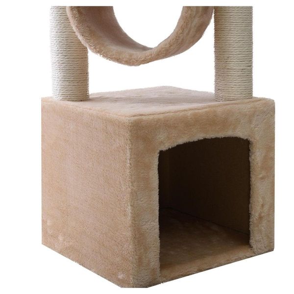 

deluxe 36" cat tree condo furniture play toy scratch post kitten pe jlltdn soif