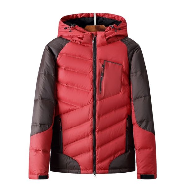 

2021 men 90% white duck down jacket winter casual down coats waterproof windproof fashion jackets parkas t190913, Black