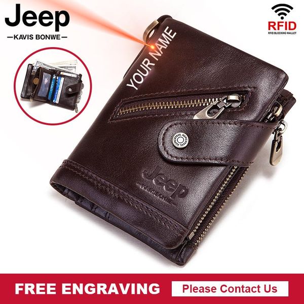 

wallets diy engraving cowhide genuine leather men's wallet hasp coin pocket mini card holder chain portfolio portomonee male walet purs, Red;black